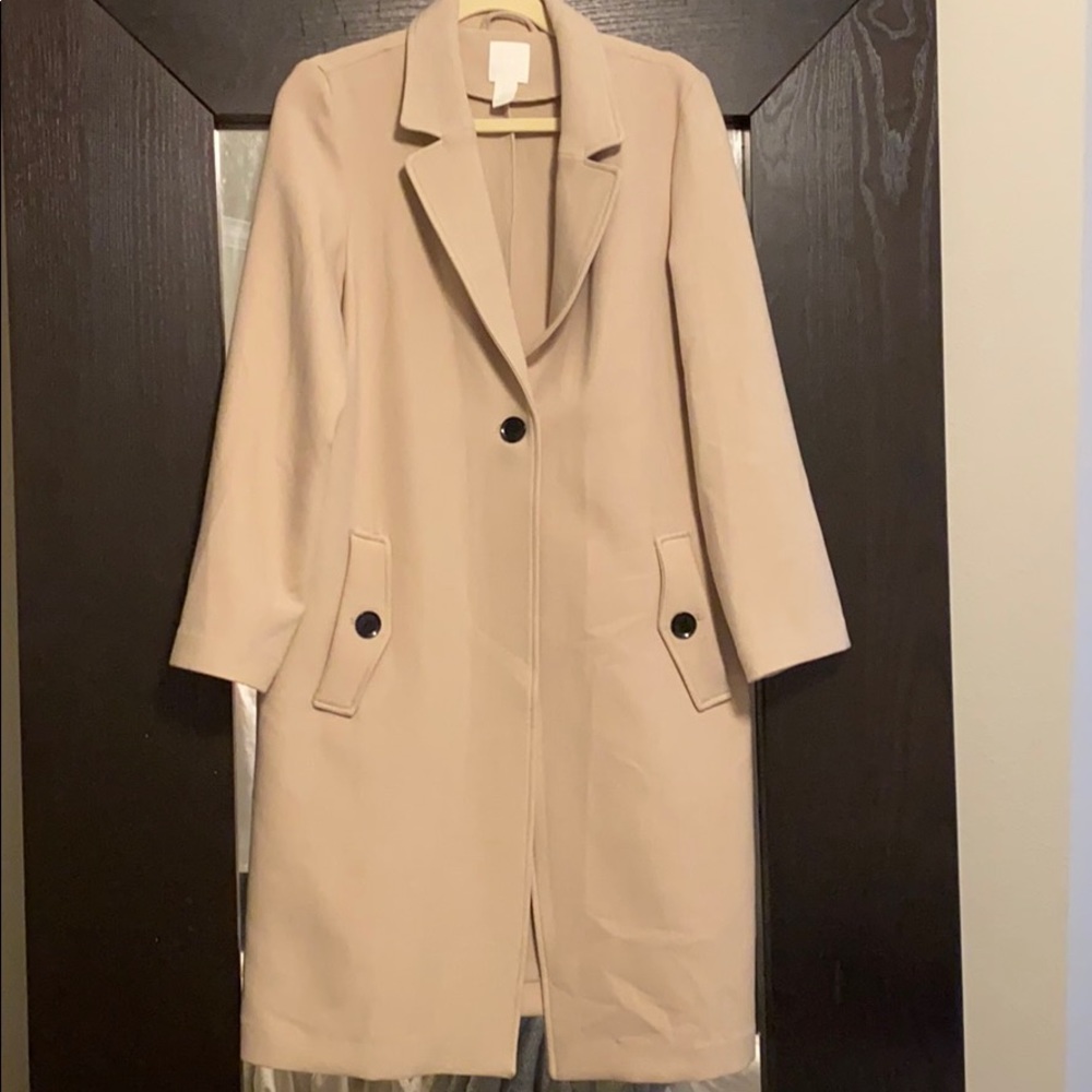 H&M long coat - beige
